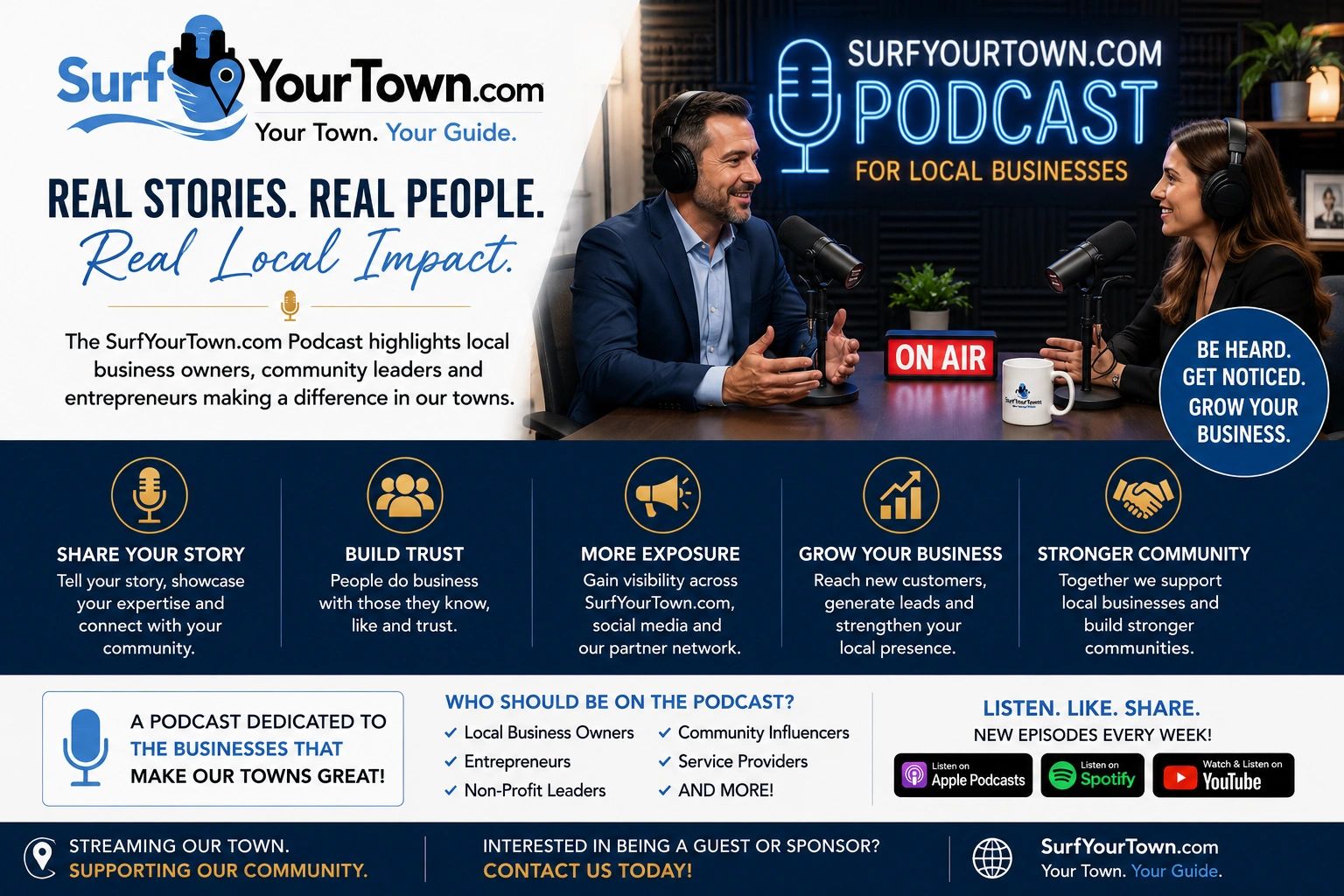 SurfYourTown.com Podcast for Local Businesses