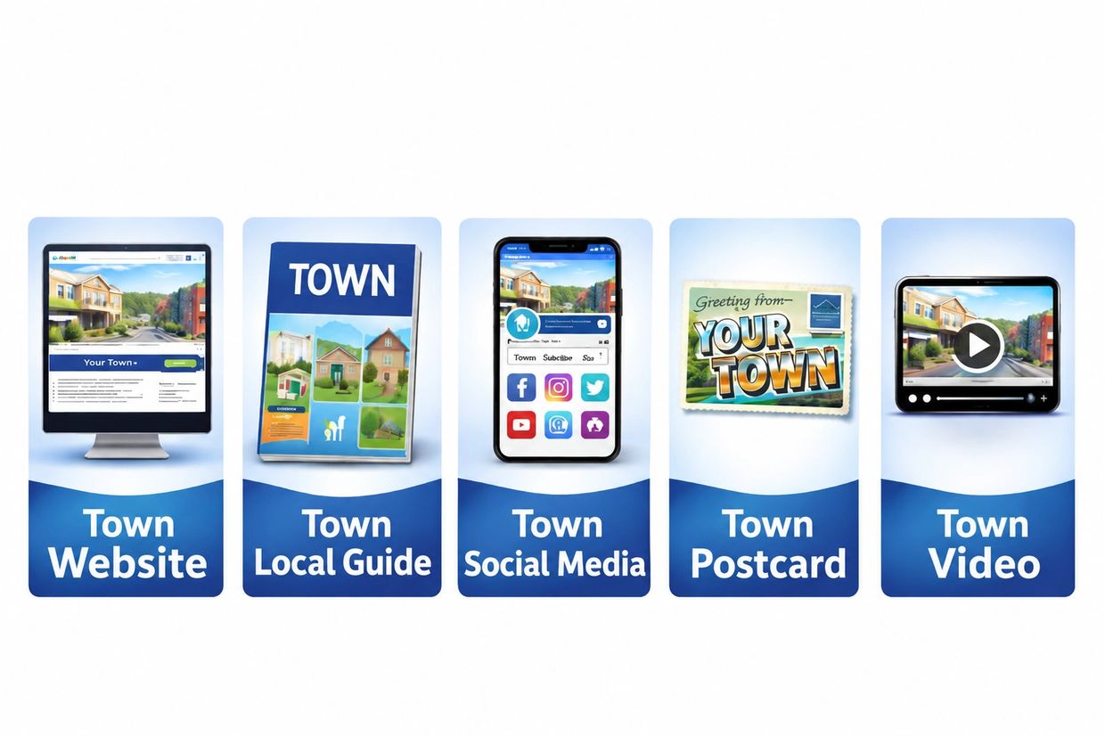 HomesIn Keyport town real estate market update postcard — local neighborhood direct mail advertising